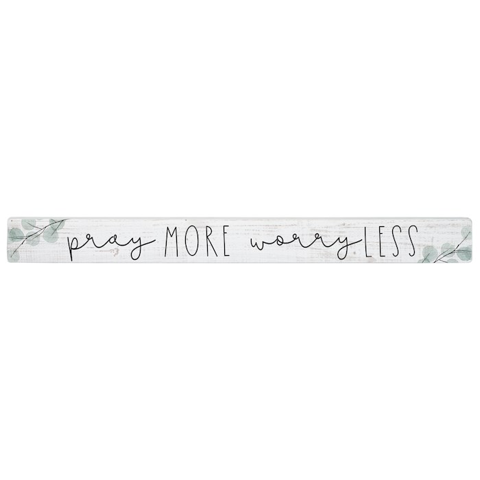 359568 Pray More Talking Stick - 16 x 1.5 in.