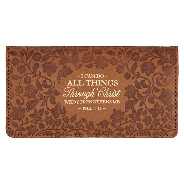 397607 Checkbook & Wallet-All Things Philippians 4.13