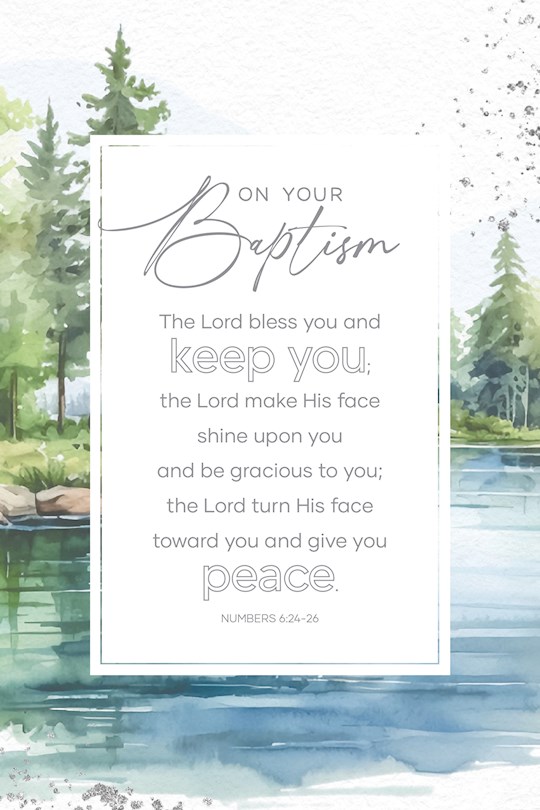 398838 Everyday-On Your Baptism Plaque - 6 x 9 in.
