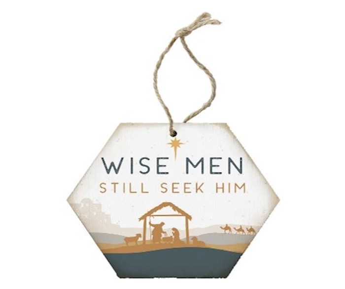 359728 Honeycomb-Wise Men Ornament - 6.875 x 4.5 in.