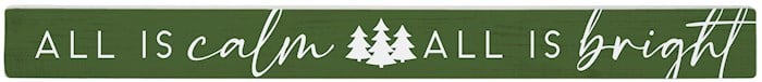 359786 All Is Calm Green Talking Stick - 16 x 1.5 in.