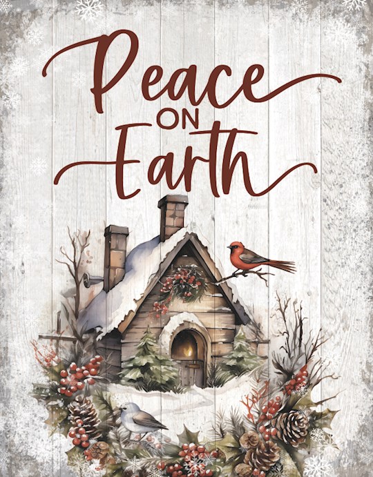 399277 Timberland Art-Peace On Earth Wall Plaque - 11.75 x 15 in.