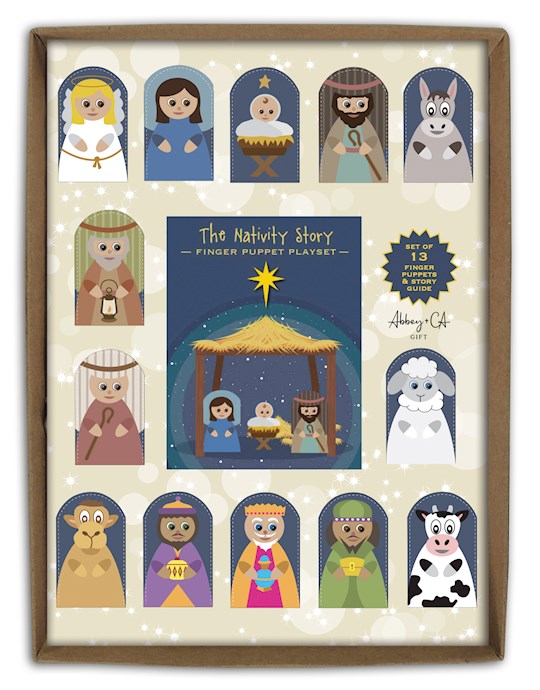 Picture of Abbey Plus CA Gift 400850 Nativity Finger Puppets with Pamphlet - 13 Figures - 1.5 x 2.5 in.