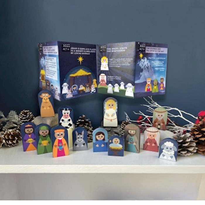 Picture of Abbey Plus CA Gift 402605 Nativity Playset with Pamphlet - 13 Figures - 2-3 in.