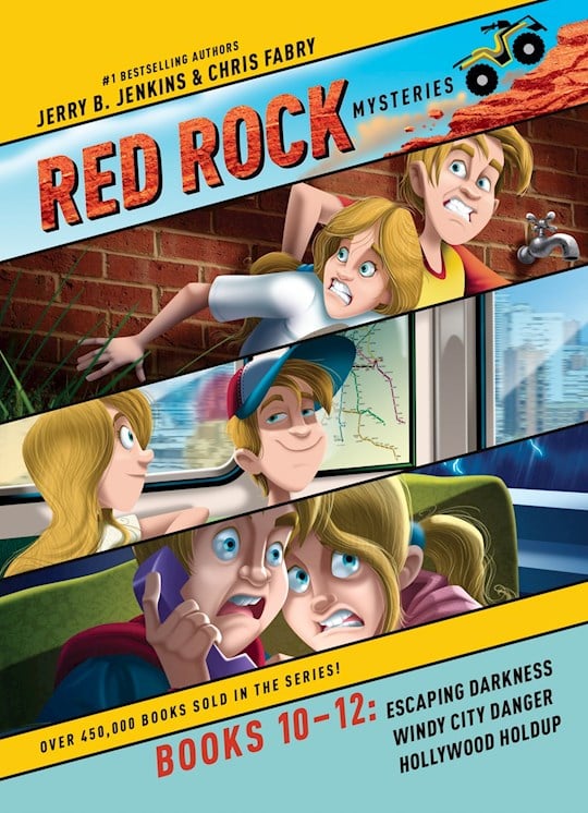 402774 Red Rock Mysteries 10-12 Escaping Darkness & Windy City Danger & Windy City Danger & Hollywood Holdup Books -Pack of 3
