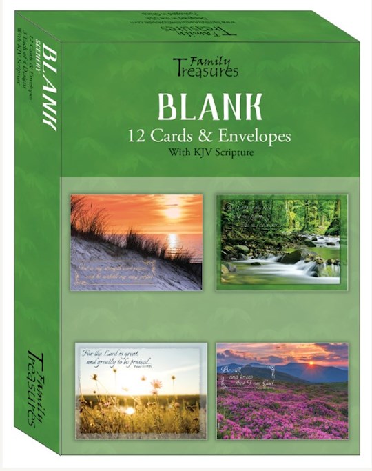 402812 Boxed Blank Scenery Card - Pack of 12