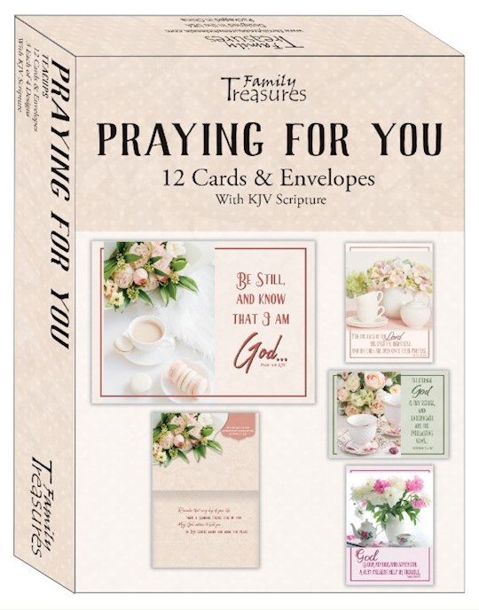 402830 Boxed Praying For Teacups Card - Pack of 12