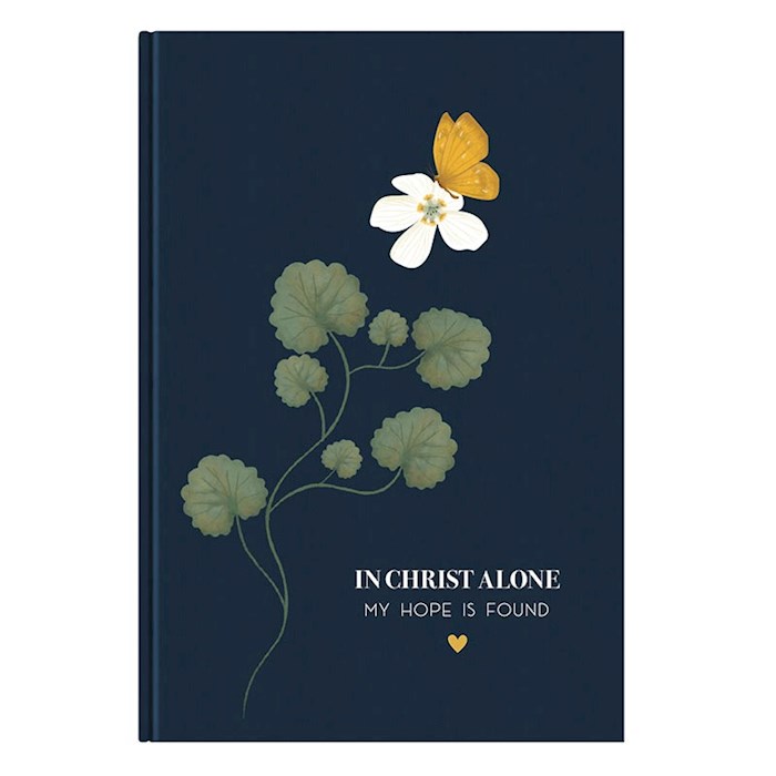407486 Embroidered-In Christ Alone Journal - 5.75 x 8.5 in.