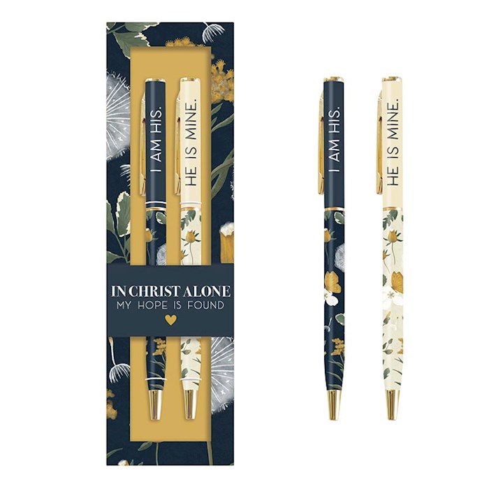 407491 Pen Set In Christ Alone - Set of 2