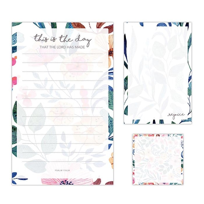 407502 Rejoice & Be Glad Notepad Set