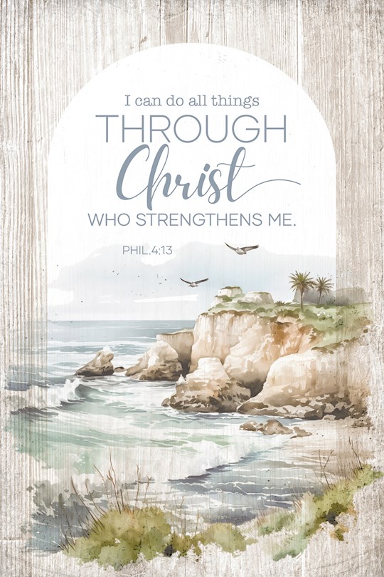 407555 Mini Blessings-I Can Do All Things Wall Plaque - 4 x 6 in.