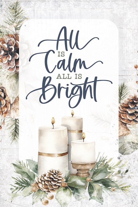 407560 Mini Blessings-All Is Calm Wall Plaque - 4 x 6 in.