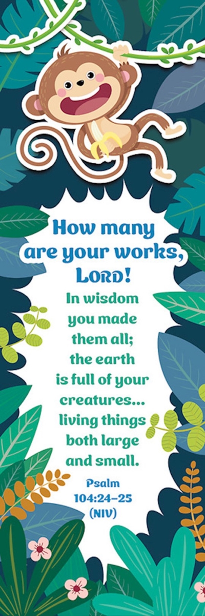 Picture of Warner Press 361432 How Many Are Your Works Lord & Kids Bookmark - Psalm 104-24-25 NIV - Pack of 25