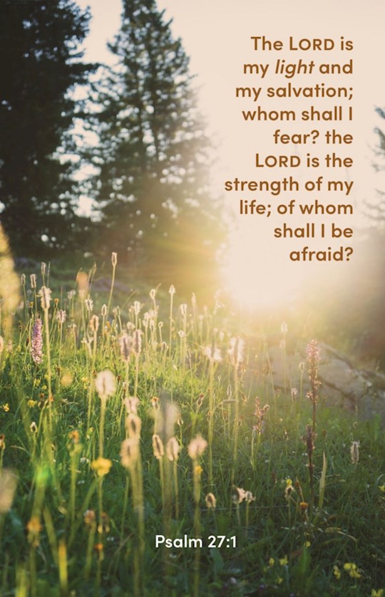 36327X The Lord Is My Light & My Salvation Bulletin - Pack of 100