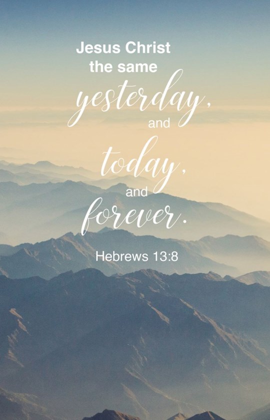 36330X The Same & Jesus Christ The Same Yesterday & Today Bulletin - Pack of 100