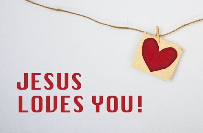 Picture of B&H Publishing 36342X Postcard for Jesus Loves You - Pack of 25