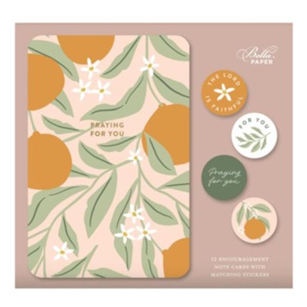 Three Sixteen Publishing 371683 3.5 x 5.25 in. Good Fruits Encouragement Note Card Set - Set of 12