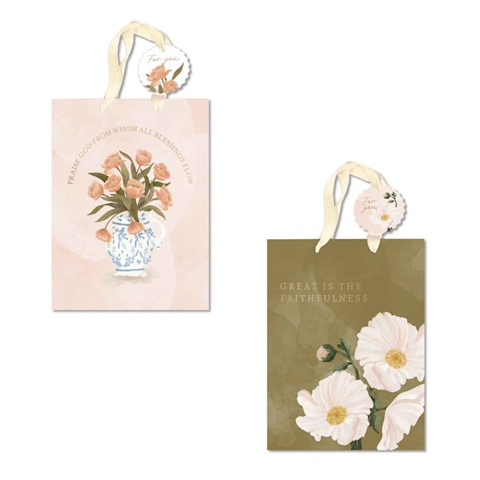 Picture of Three Sixteen Publishing 371690 Garden Praise Small Gift Bag - Pack of 2