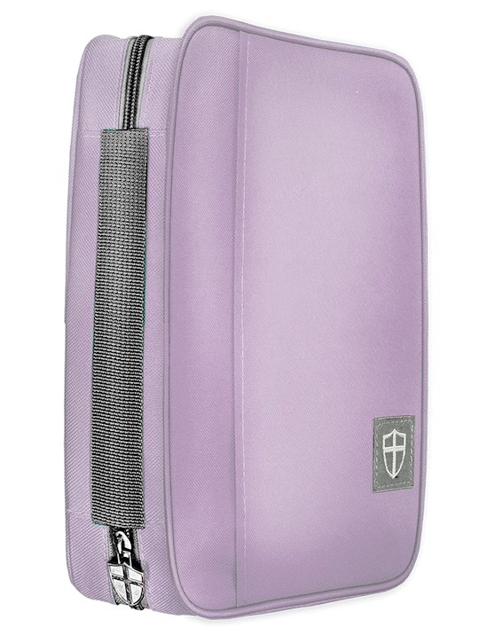 374840 Armor of God Bible Cover, Lavender - Large