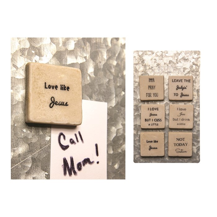 378769 Natural Inspirational Assortment Magnet Set - Set of 6