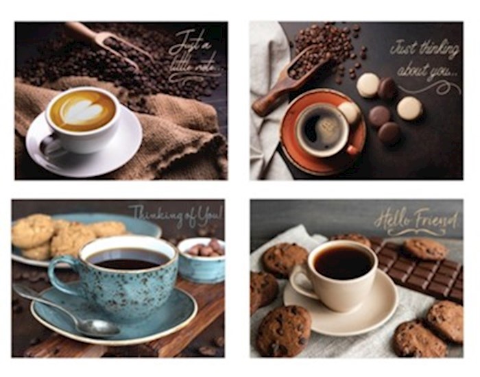 204939 Boxed Card for Friendship - Coffee - Box of 12