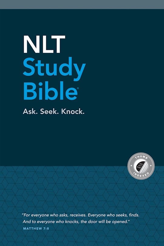 091289 NLT Study Hardcover Indexed Bible