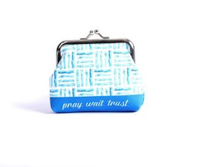 302393 Coin Purse - Pray Wait Trust - 4 x 4.25 in.