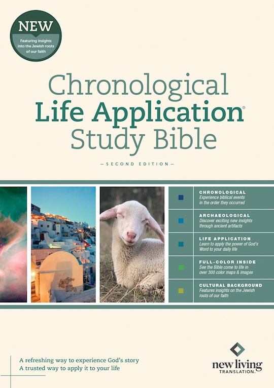 292500 NLT Chronological Life Application Study Bible - Second Edition - Hardcover