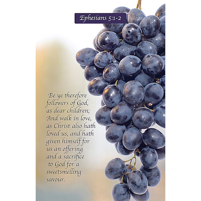 387154 Bulletin - Communion & Be Ye Therefore Followers Of God - Ephesians 5-1.2- KJV - Pack of 100