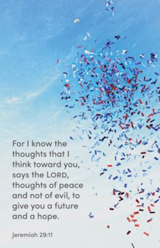 387166 Bulletin - For I Know The Thought That I Think Towards You - Pack of 100