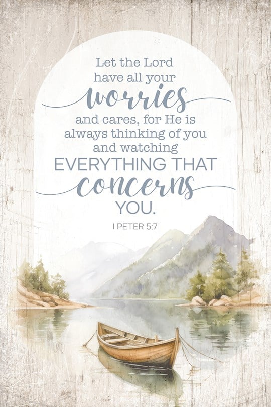 399292 Wall Plaque - Mini Blessings - Let The Lord - 4 x 6 in.