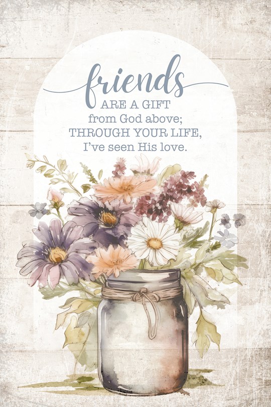399297 Wall Plaque - Mini Blessings - Friends Are - 4 x 6 in.