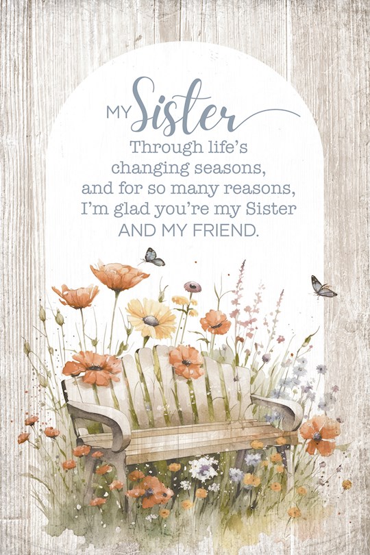 399299 Wall Plaque - Mini Blessings - A Sister - 4 x 6 in.