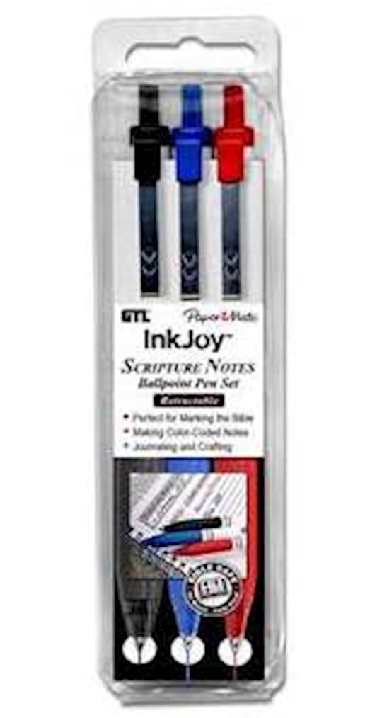 40831X Ballpoint Pen- Paper Mate Inkjoy Scripture Notes - Pack of 3
