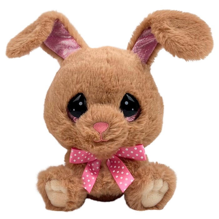 408621 Cutie Pet Tuddies Bunny Plush Toy, Tan