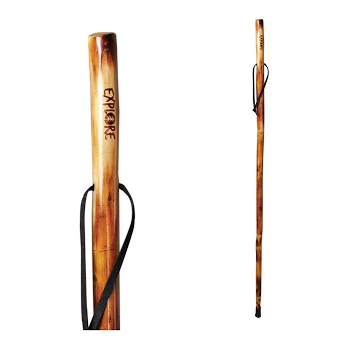 378788 Walking Stick with Compass & Pouch - Explore - 48 in.