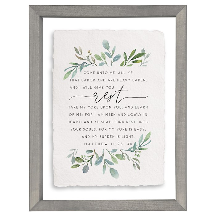 359481 Floating Art Rectangle - Come To Me - 11 x 14 in.