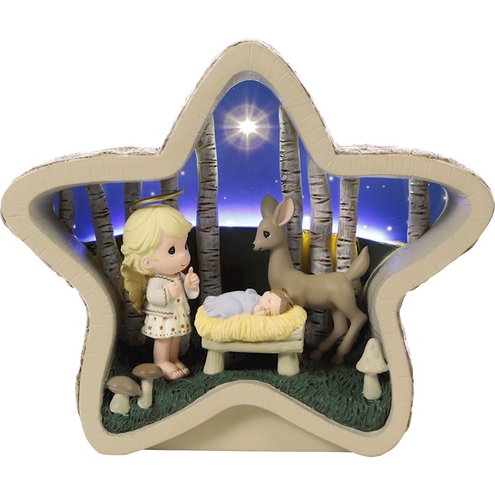 368818 LED Silent Night Figurine - 5 in.