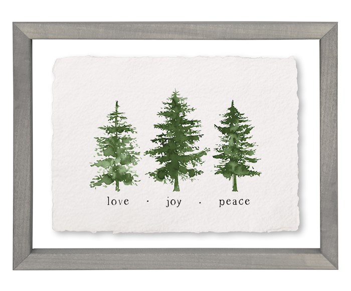 359700 Floating Art - Love Joy Trees - 14 x 11 in.