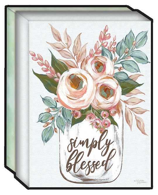 Crown Point Graphics 359828 Blank Full Color Note Card - Simply Blessed Ranunculus - Box of 15