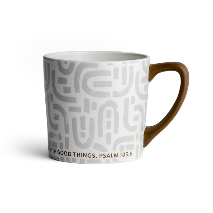 Picture of Dayspring Cards 351602 Mug - Good Things - Psalm 103-5 - 14 oz