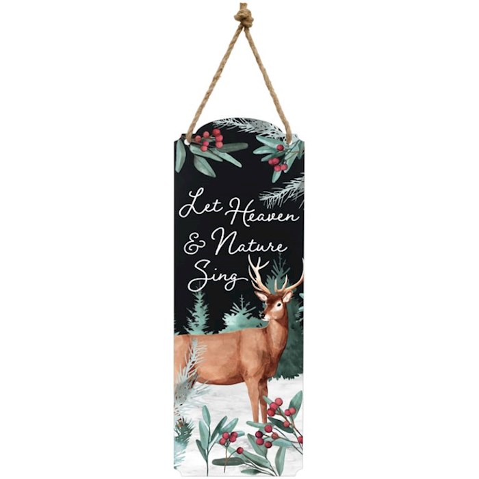 342133 Metal Wall Decor - Heaven & Nature - 6.5 x 18 in.