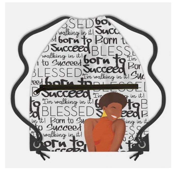 342454 Drawstring Backpack - Blessed