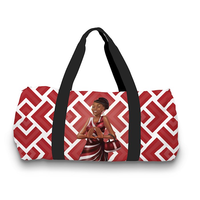 Foldable Travel Bag - Red - 19 x 13 x 9.5 in. - Lightweight Design