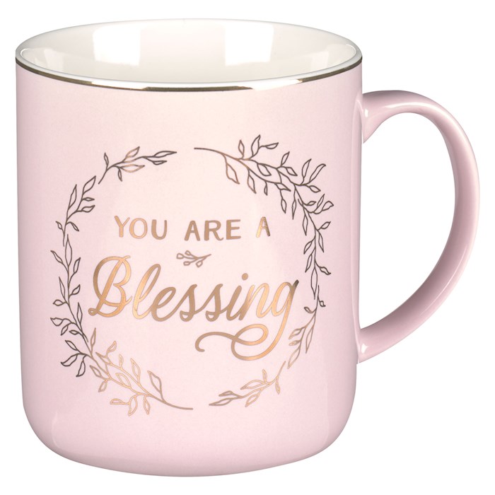 Picture of Christian Art Gifts 380580 You Are A Blessing Mug, Pink - MUG1139