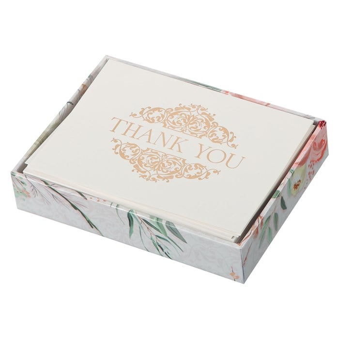 380937 Boxed Cards - Filigree - Thank You - Philippians 1-3