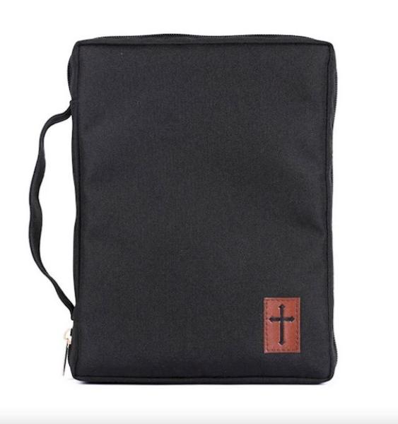 351893 Bible Cover - Cross Patch - Medium