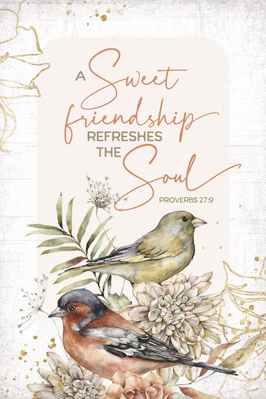 344862 Wall Plaque - Mini Blessings - A Sweet Friendship - 4 x 6 in.