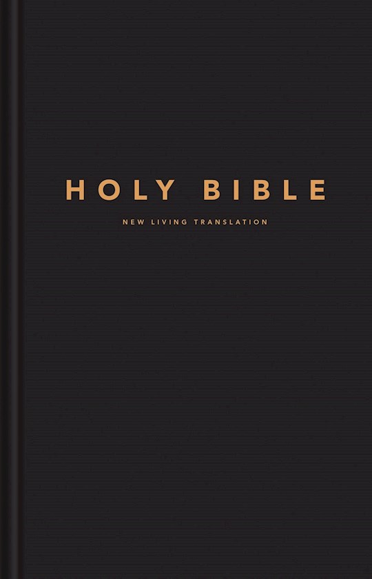 371348 NLT Large Print Pew Bible - Black Hardcover