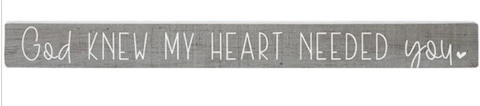 374954 Talking Stick - Heart Needed You - 16 x 1.5 in.